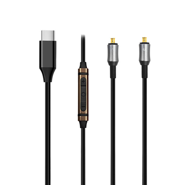 For Audio Technica CKR100 CKR100is CKR90 CKS1100 Replaceable Earphones TYPEC to A2DC High Purity Single Crystal Copper Cable